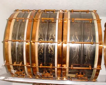 Mid-1920s Ludwig &amp; Ludwig 5x15 10 lug/scroll DeLuxe Standard Model