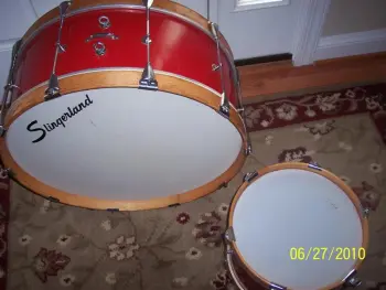 Slingerland Marching Snare and Bass