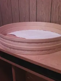 It's time to paint/lacquer the hoops.