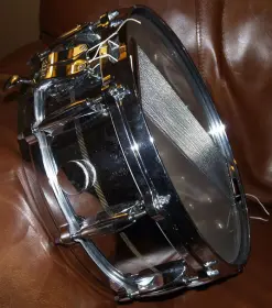 Gretsch 4165 5x14" 10 lug Chrome over Brass (COB) Snare Drum