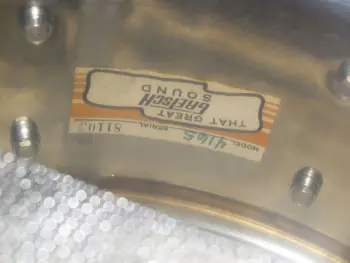 Gretsch 4165 5x14" 10 lug Chrome over Brass (COB) Snare Drum