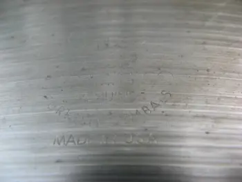 18&quot; Zildjian Hollow (ink) Logo Zildjian Ride