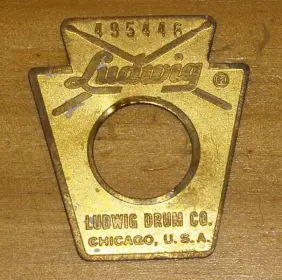 ludwig Keystone Badge (badge only)1967 serial# 495446 - $35 shipped!