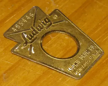 ludwig Keystone Badge (badge only)1967 serial# 495446 - $35 shipped!