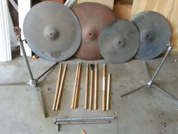 very old cymbals...what are they?