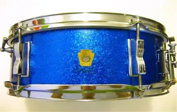 Ludwig snare 5.5 x 14 - 1966 - Blue Sparkle