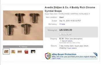 Zildjian &quot;Cymbal Snaps&quot; History