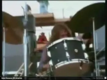 Mitch Mitchell plays his Gretsch...