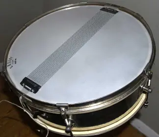 50's - 60's Kent 5&quot;x14&quot; steel snare, single flanged hoops w/case and stand