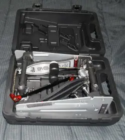 DW 9000 series double bass drum pedal, w/case, MINT+UNUSED, for Gretsch RB snare -