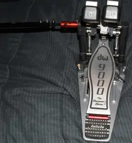 DW 9000 series double bass drum pedal, w/case, MINT+UNUSED, for Gretsch RB snare -