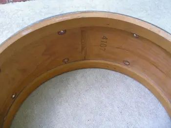 1941 Leedy Reliance wood snare - Duco