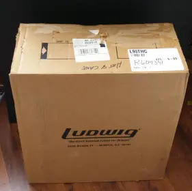 90th anniversary Ludwig Top Hat drum set