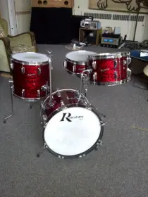 1960's Rogers Bop Kit Red Onyx 18-12-14-Powertone