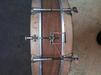 Gretsch 14&quot; march snare shell, walberg snare, FT leg, spur mounts, spurs