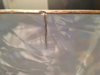 Crack in WMP wrap &amp; T Rod Questions