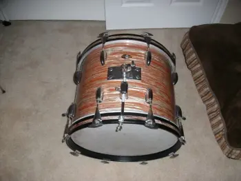 14x18 Slingerland Bass Drum Oyster Pink