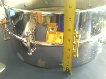 ludwig 6.5x14 supra-snare 1969 keystone !!!