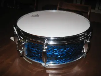 Astro blue onyx snare drum