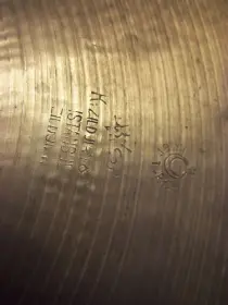 For Sale 1959? K Zildjian Istanbul 14&quot; Vintage Hi-hat pair