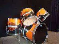 Custom Harley Davidson drum set
