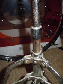 Slingerland Dynamo and Ludwig Hercules stands