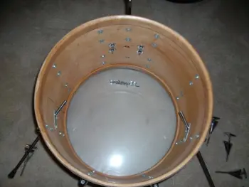14x18 Slingerland Bass Drum Oyster Pink