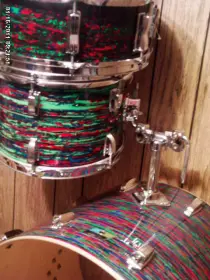 1968 ludwig psychedelic red shells