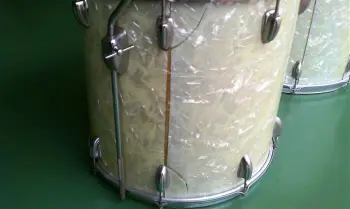 70's Slingerland WMP Resoration Wrap split repair process suggestions?