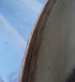Pearl wood-fiberglass 22x14&quot; shell