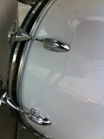 1970s Slingerland White 24/12/13/14/15/18+Snare