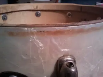 Magic Eraser removed rust stains