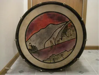 Looking for 1920s examples, painted Bass Drum Heads