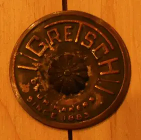 Gretsch Round Badge with tack , $50 shipped!