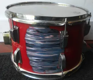 vintage Ludwig Bolwing ball blue Project tom, complete! CHEAP! $65 shipped!
