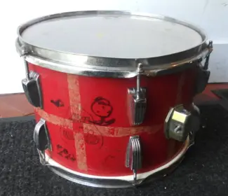 vintage Ludwig Bolwing ball blue Project tom, complete! CHEAP! $65 shipped!