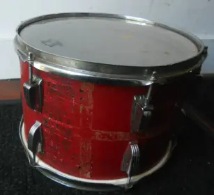 vintage Ludwig Bolwing ball blue Project tom, complete! CHEAP! $65 shipped!