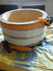my very first drum...finally under way!