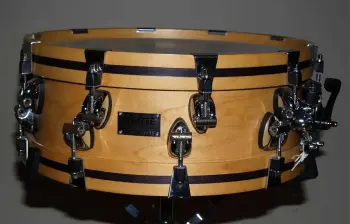 ayotte custom wood hoop snare, trade for snares, kits and cymbals, what do u have?