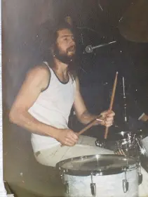 Pictures Of Vintage Drummers and Their Drums From The Way Back Machine