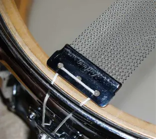 70's Ludwig Jazz Fest snare, 5&quot;x14&quot; SIlver Sparkle, b/o pointy badge, 3 ply, 8 lug