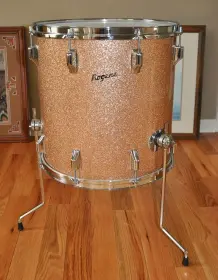 1968 Rogers Champagne Glass 16x16 Floor Tom