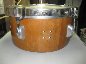 wood timbale repair job (I'm not dead yet)
