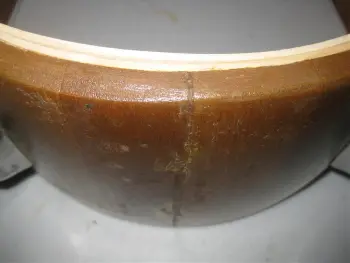wood timbale repair job (I'm not dead yet)