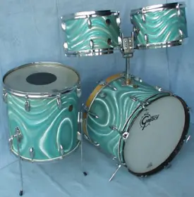 Gretsch blue/purple moir swirl kit