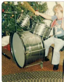 Pictures Of Vintage Drummers and Their Drums From The Way Back Machine
