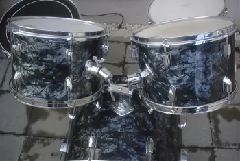 For Sale Vintage Pearl Drum set Black Diamond Pearl