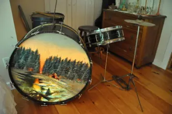 Vintage Ludwig set found at yard sale