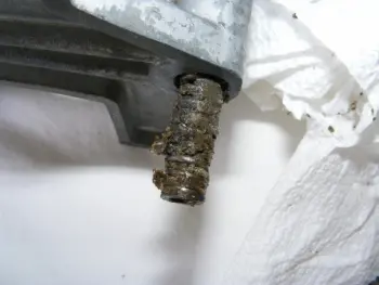 Speed King Parts before Cleaning