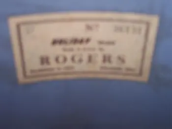 Extremely rare Rogers set with matching wood dyna!